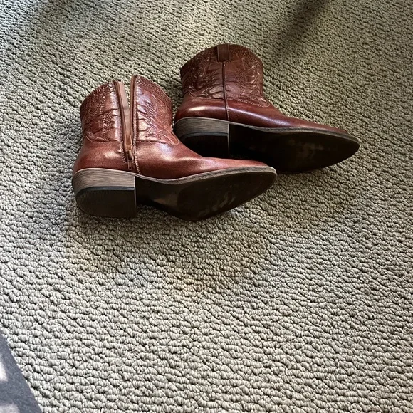 Brown Ankle Boots for Women - Picture 3 of 4